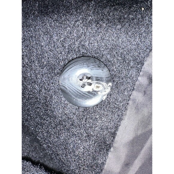 JONES NEW YORK G-III Wool Alpaca COAT Womens Size 14 W Black - Picture 5 of 5